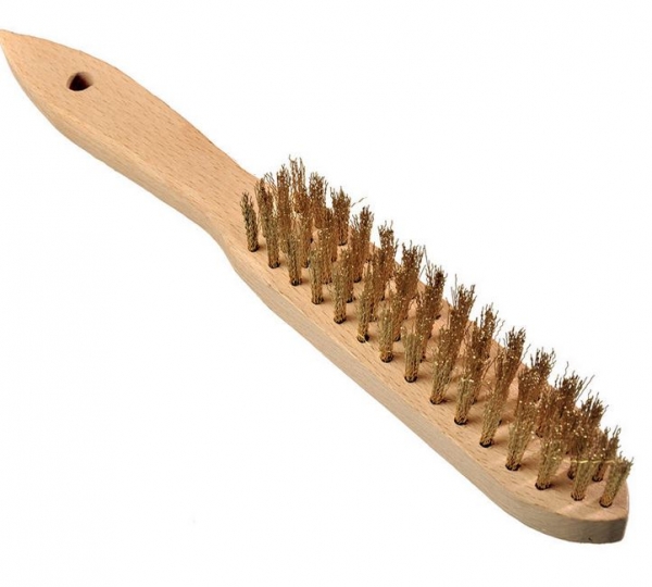 Draht-Handbürste, Messing