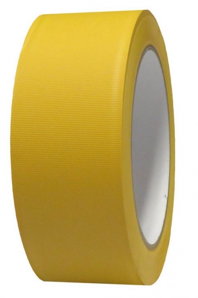 PVC Schutzband, gelb, gerillt
