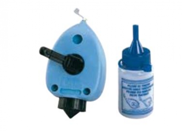 Schlagschnurfärber Plastik 7,5 m mit Farbpulver