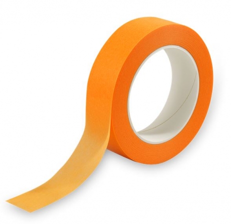 Faserverstärktes Washi Papier Goldband, orange